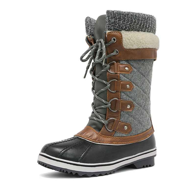 Women's winter boots with fur trim hot sale